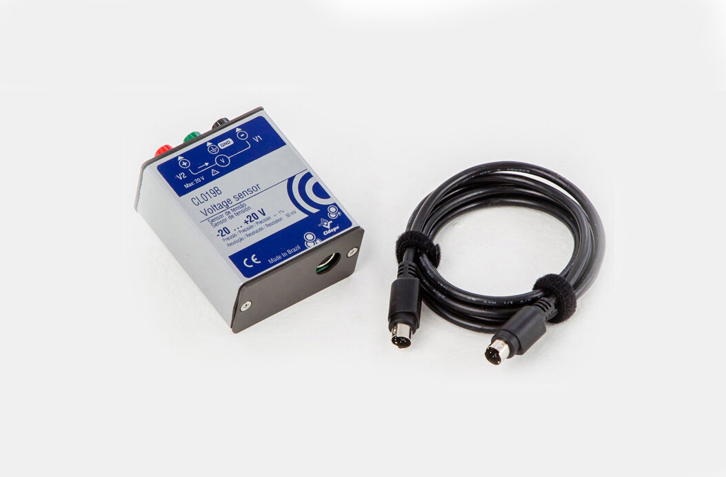 Sensor de tensão -20 a +20 V e cabo para conexão
