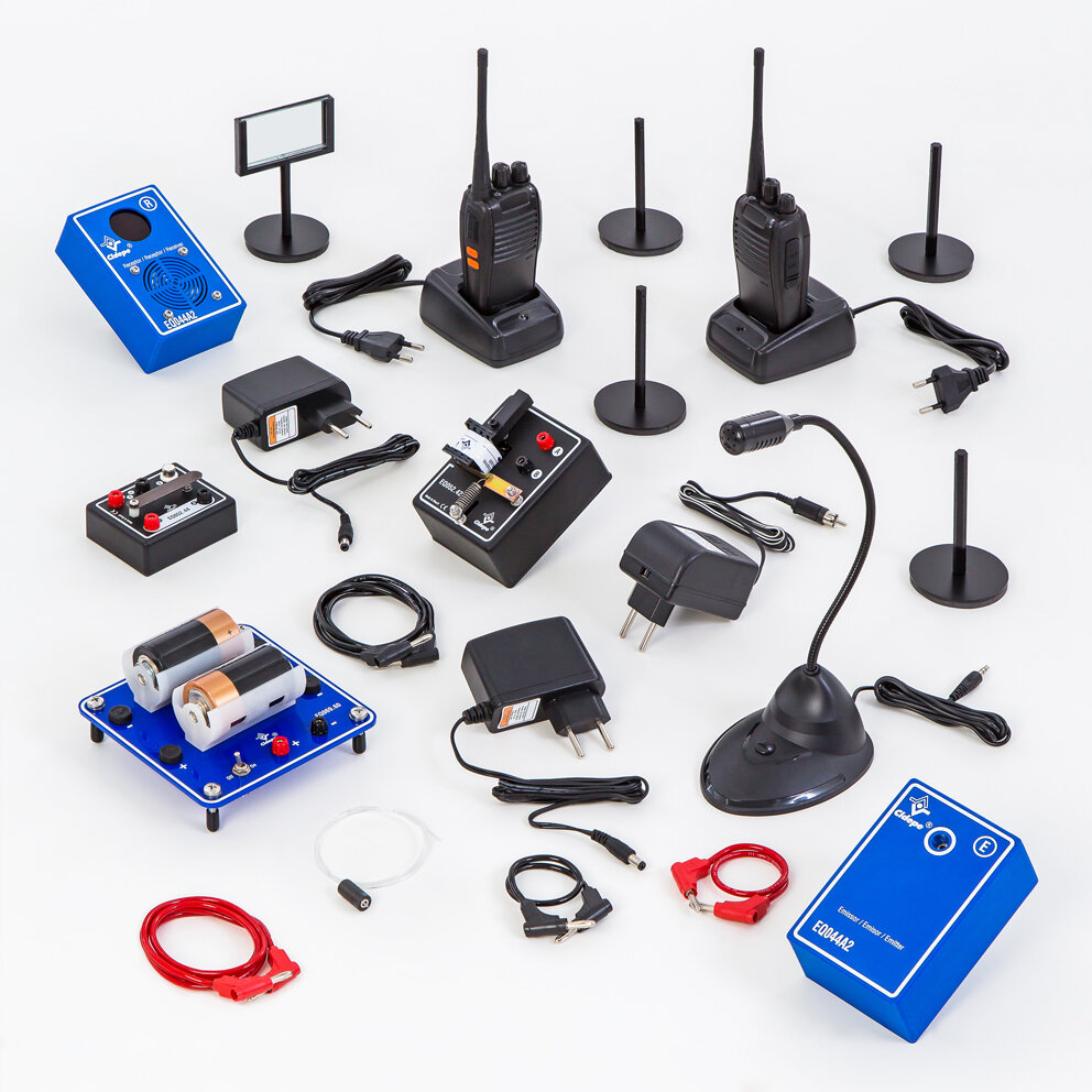 Conjunto para estudo de telecomunicações