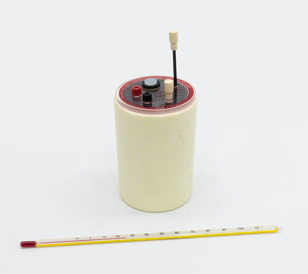 Calorímetro de um vaso com resistor, 200 mL e termômetro