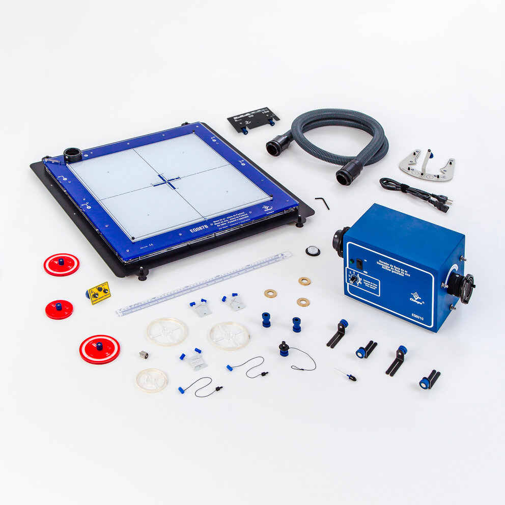 Mesa de ar, plano de Packard, com unidade de fluxo
