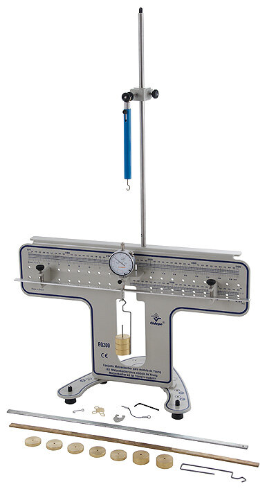Assembly for Young's module in flat bars.