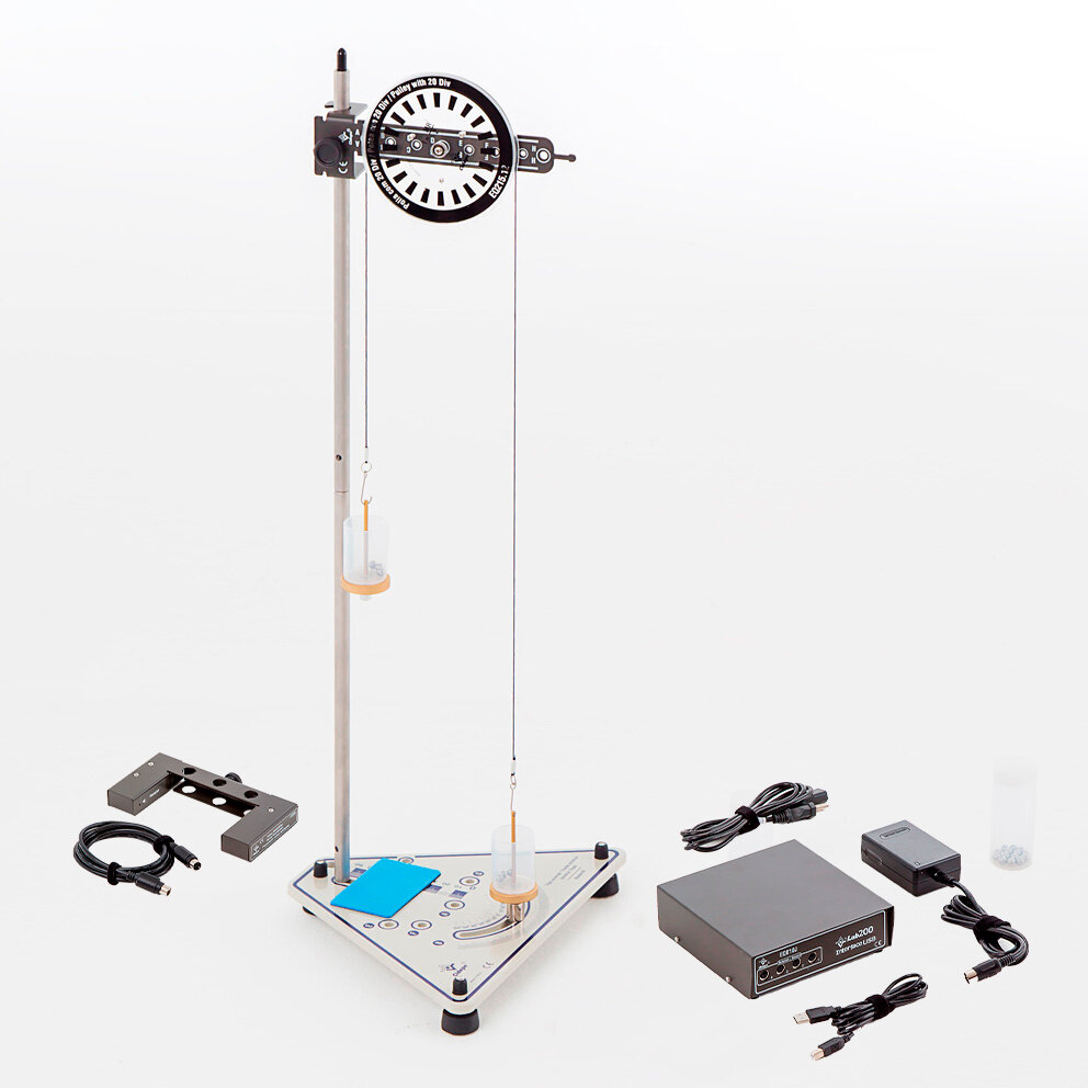 Máquina de Atwood com interface e sensor