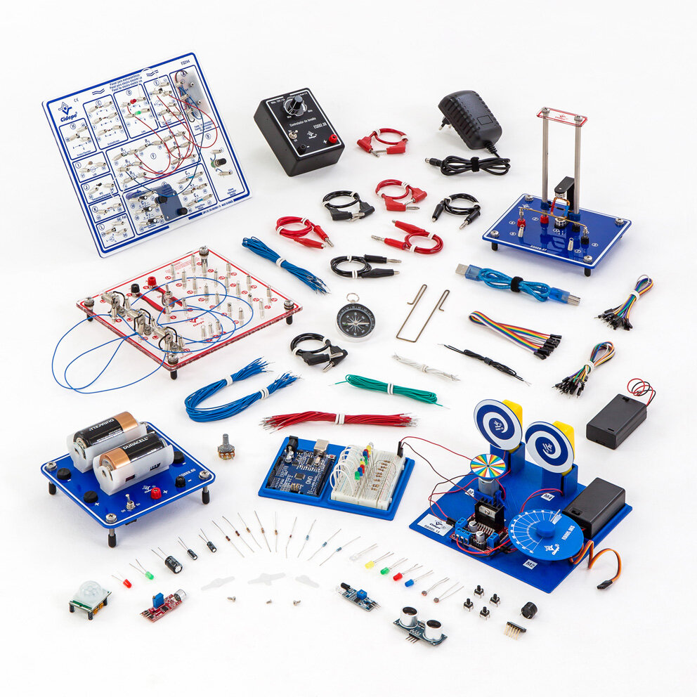 Electricidad, electromagnetismo, electrónica y automatización combinados con un microcontrolador.