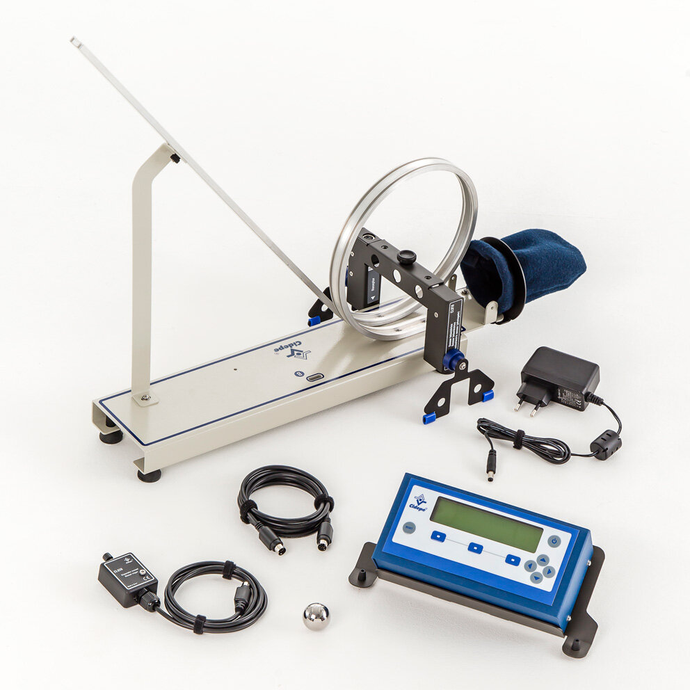 Looping com aparador, multimedidor analógico e digital e sensor fotoelétrico
