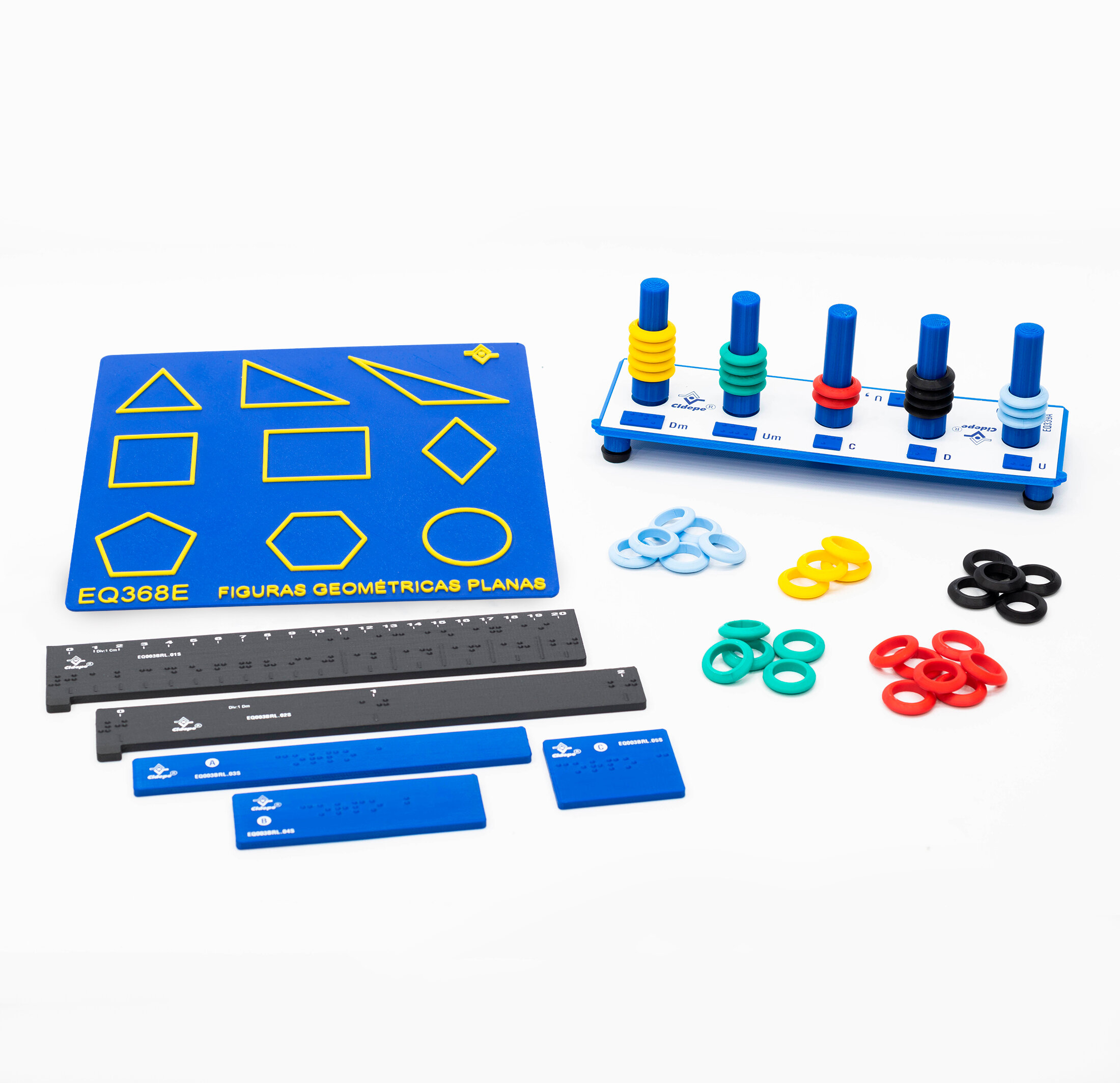 Conjunto matemática para inclusão sensorial