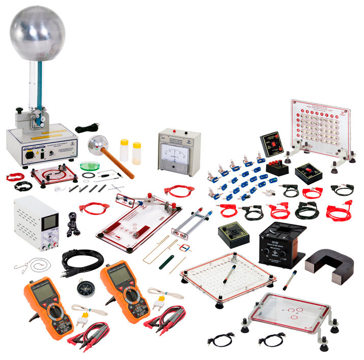 Conjunto eletricidade e eletromagnetismo
