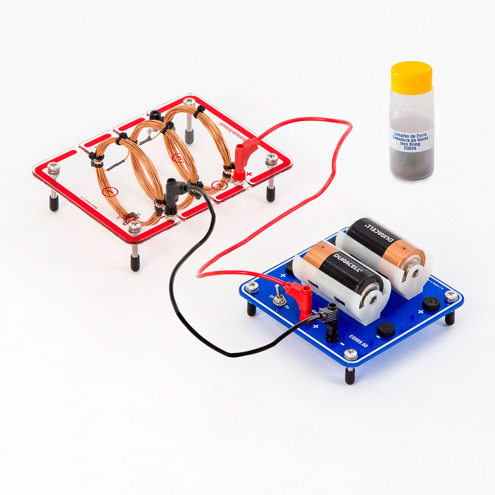 Conjunto solenoide com bobinas paralelas